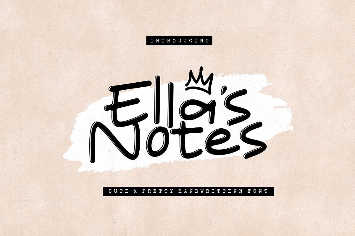 Ella's Notes, a Handwritten Font by NUGS (Photo 1 of 6)