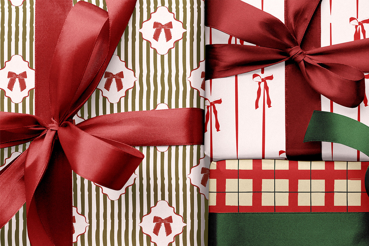 100+ Cozy Christmas Patterns & Frame, a Pattern Graphic by Mio Buono (Photo 5 of 16)