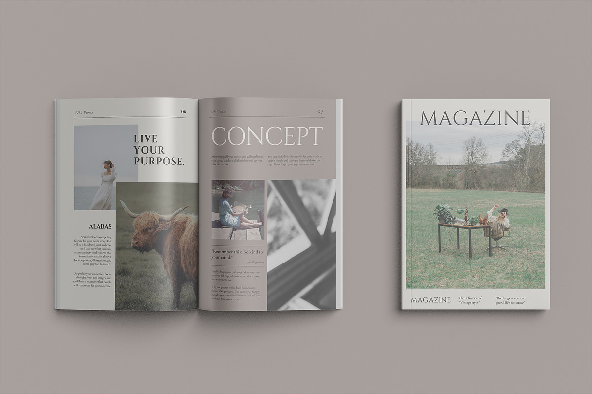 Magazine Mockup Kit, a Print Template by 2M GRAPHICS DESIGN (Photo 3 of 19)