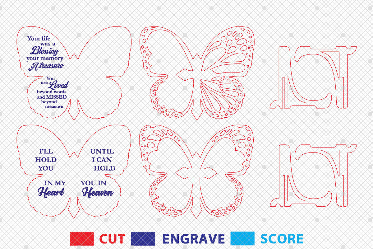 Personalized Grandma Memorial Sign, a Pattern Graphic by Lasercutiny (Photo 2 of 2)
