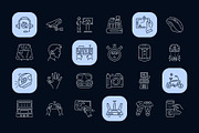 Tech Gadget Icon Set, an Outline Icon by Prosymbols (Thumbnail 6 of 8)