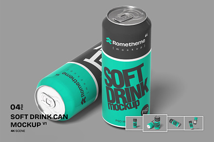 Soft Drink Can vol.01 - Mockup