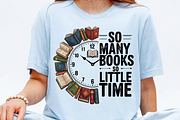 So Many Books So Little Time PNG, a Graphic by Vector Portal (Thumbnail 4 of 9)
