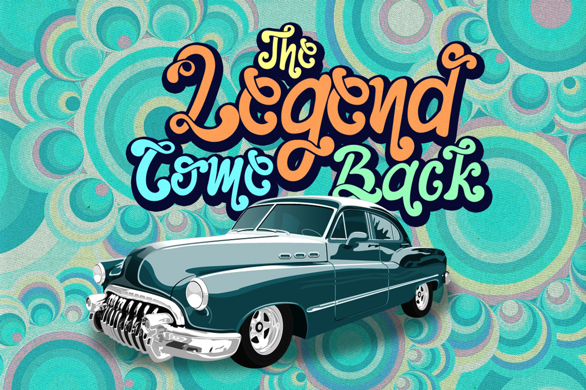 The Foughe Script - Retro Font preview 6