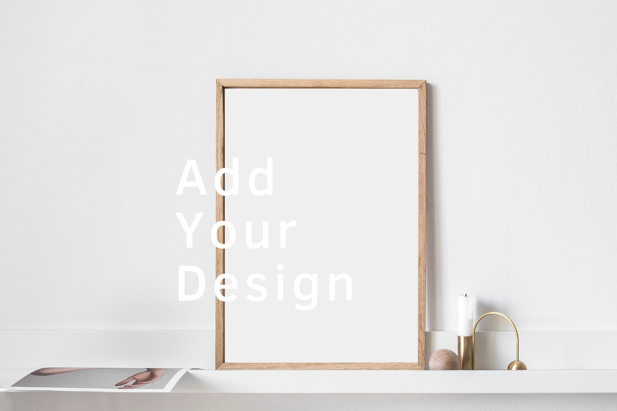 Wooden mockup, Mock ups, frame, a Mockup by VISTYLE STUDIO (Photo 2 of 2)