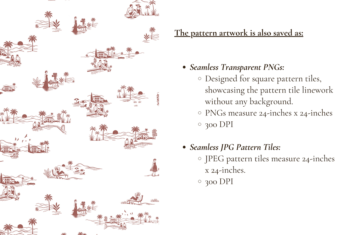 Hollywood Hills Seamless Pattern Set, a Pattern Graphic by Hughes Studio (Photo 6 of 8)