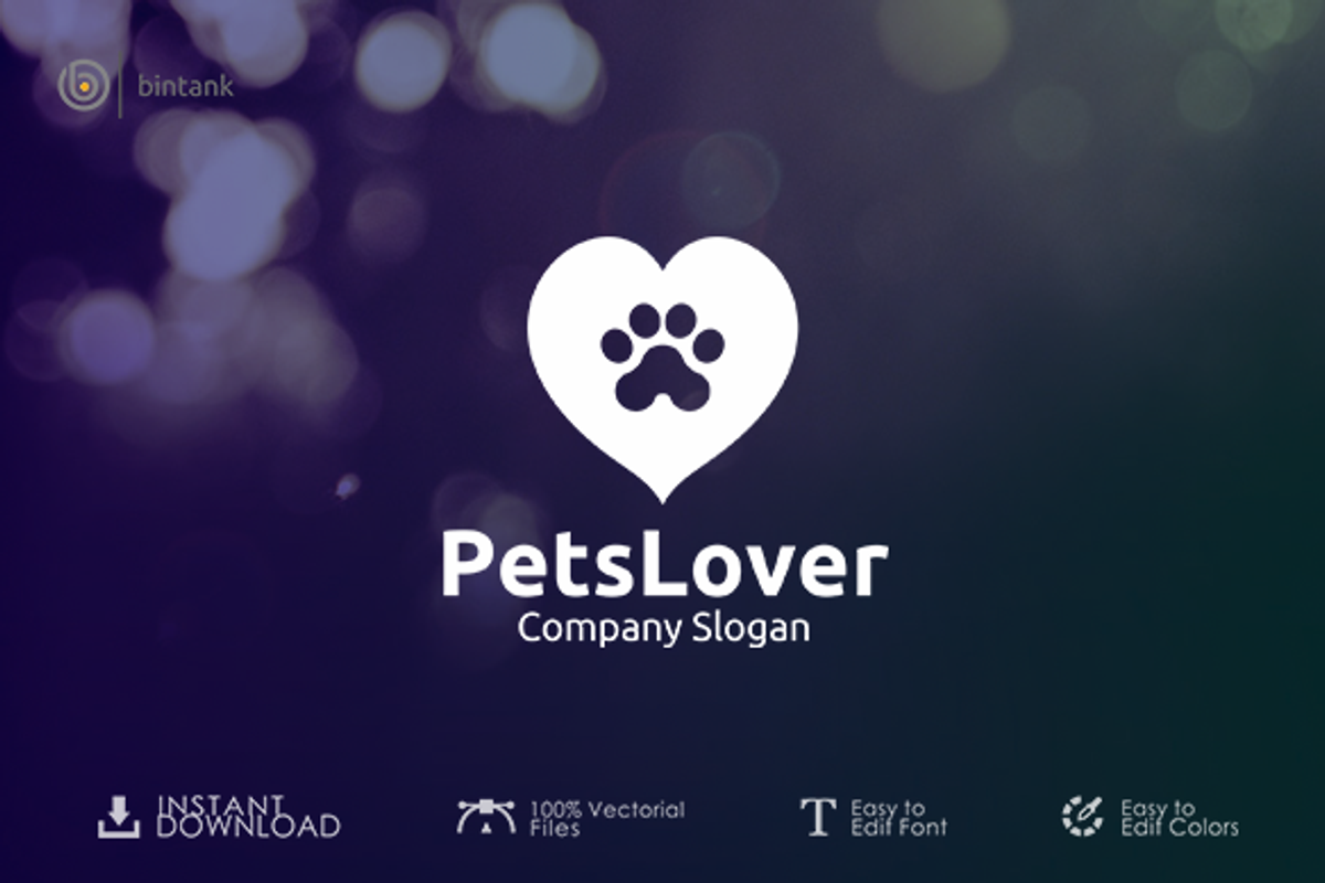 Pet Lover Logo, a Branding & Logo Template by Bintank Studio (Photo 3 of 3)