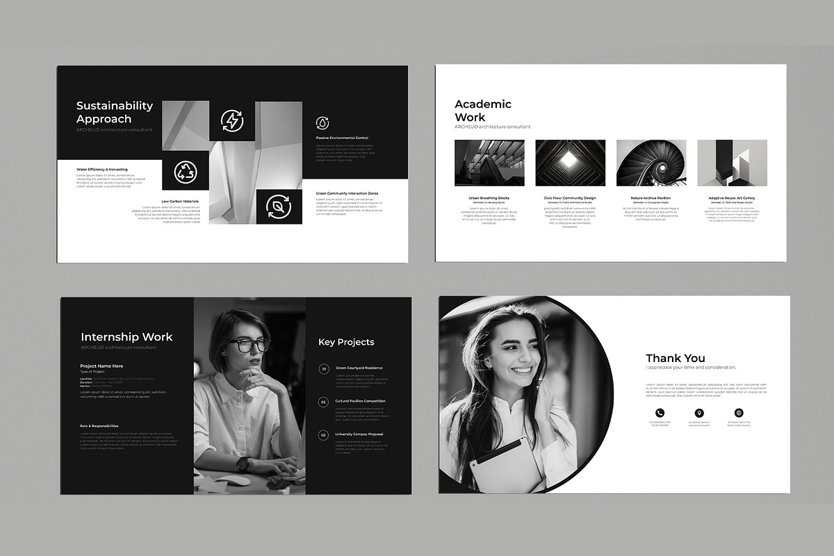 Architecture Portfolio Presentation, a Presentation Template by MightyDesign (Photo 5 of 8)