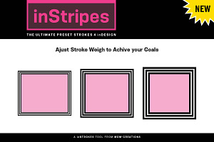 InStripes -Preset Strokes 4 InDesign