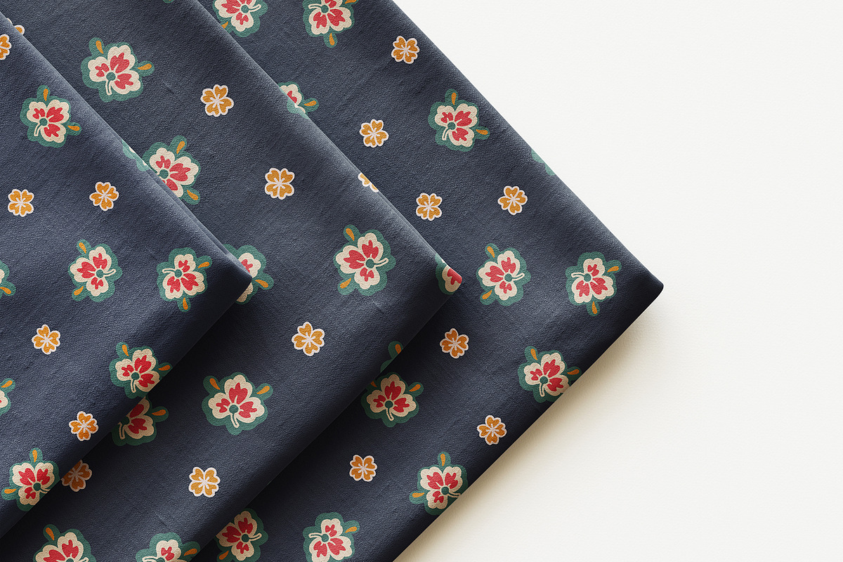 Scandinavian Folk Floral Bundle, a Pattern Graphic by StudioGlouna (Photo 3 of 11)