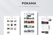 Pokama – News & Magazine WordPress, a WordPress Template by ZThemes.net (Thumbnail 1 of 2)