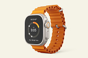 Apple Watch Ultra Mockup Set, a Wearable Device Mockup by ForgeDesign (Thumbnail 4 of 14)