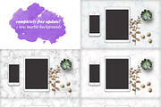 iPad & iPhone on Marble Mockup, an iPhone Mockup by Hype Your Prints (Thumbnail 5 of 5)