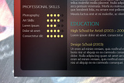 Glassed - Resume Template, a Resume Template by Visual Impact (Thumbnail 3 of 4)