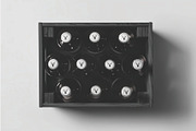 Top View Beer Bottle Crate Mockup, a Packaging Mockup by DesignRushMarket (Thumbnail 2 of 2)