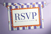 Floral Pattern Wedding Invitation, an Invitation Template by The Good Store (Thumbnail 3 of 4)