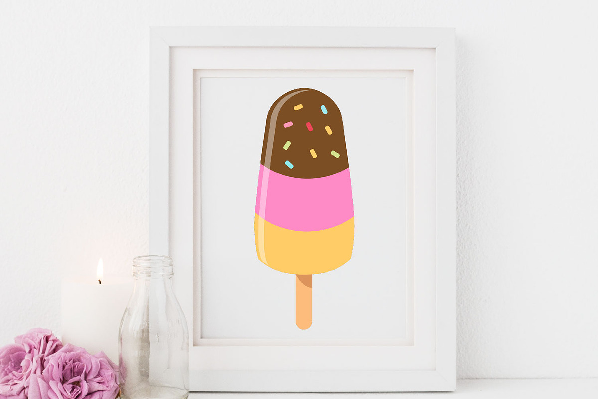 Ice Lolly Clipart, a Graphic by ConfettiBears (Photo 4 of 5)