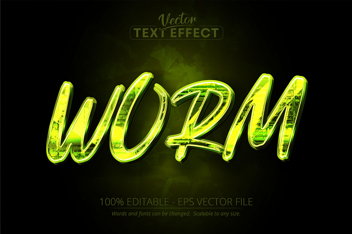 Editable text effect bundle vol.4