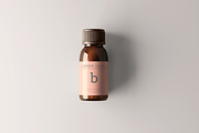 Amber Glass Bottle Mockups, a Cups & Container Mockup by pmvch (Thumbnail 9 of 20)