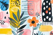 Hand Drawn Geometric Shapes, a Background Graphic by Printable Treasure (Thumbnail 3 of 4)