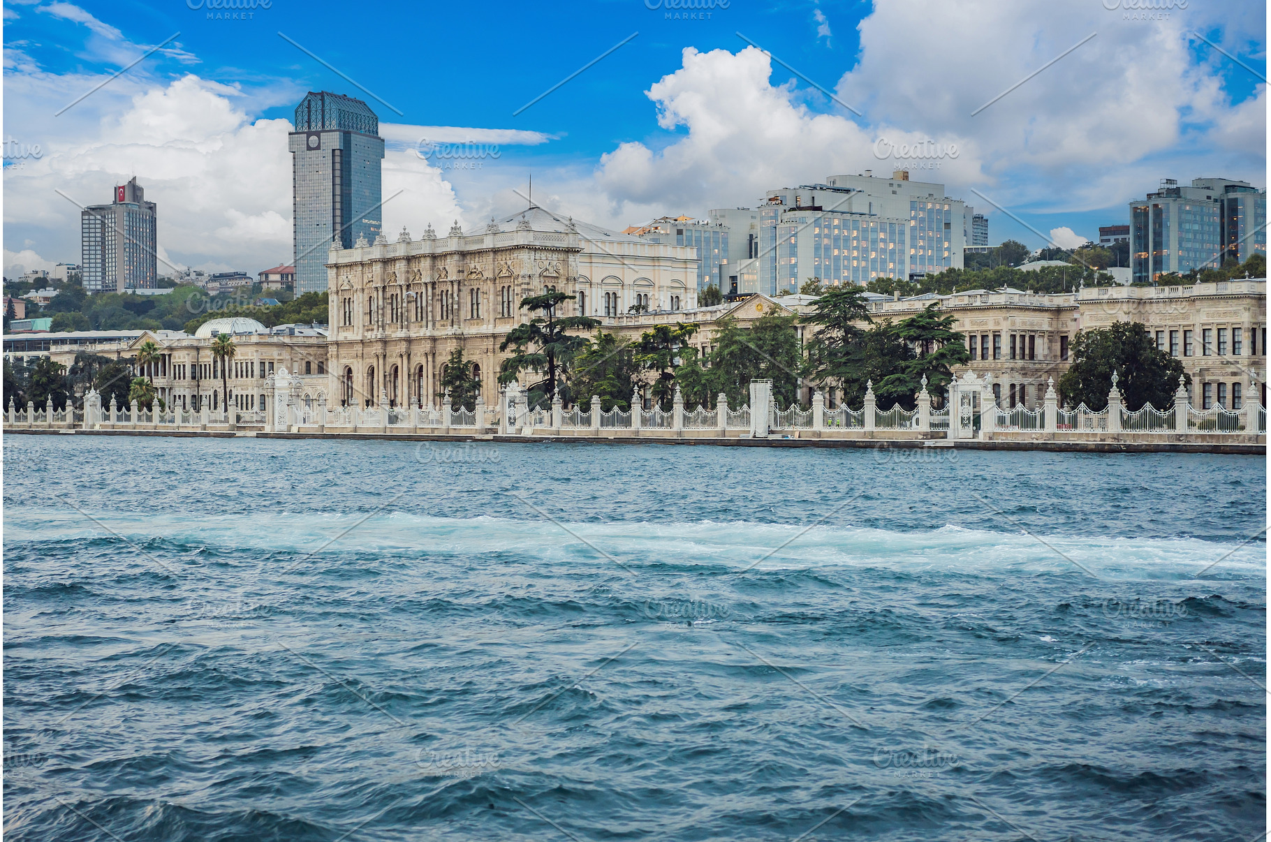 landscape scenery of Dolmabahce, an Architecture Photo by Elizaveta Galitskaya