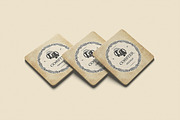 Coasters Square mockup, a Product Mockup by Twins_studio926 (Thumbnail 3 of 5)