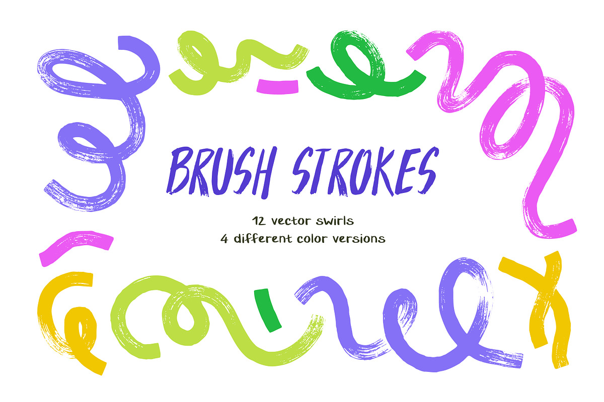 Doodle abstract swirls, brushstrokes, a Decorative Illustration by Good Studio (Photo 1 of 3)
