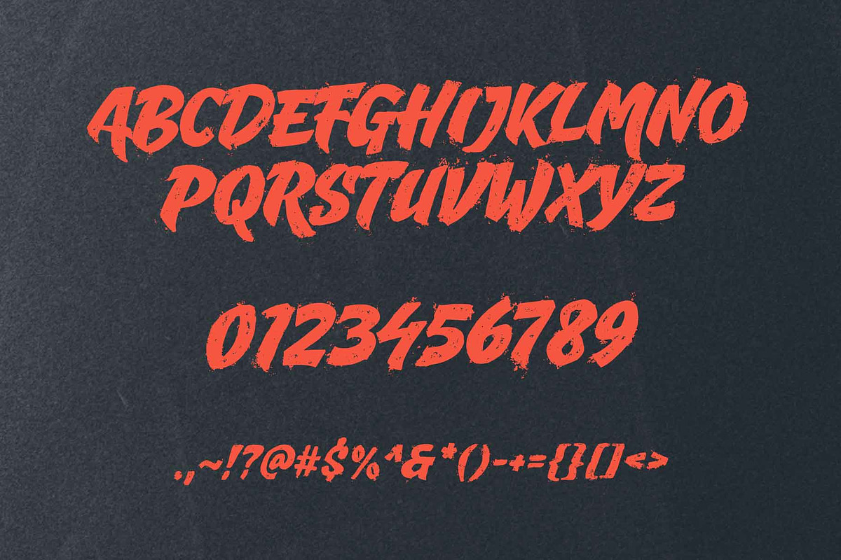 Swash Break; Brush Display Font, a Script Font by Eko Bimantara (Photo 3 of 6)