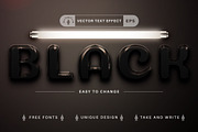 Set 10 Plastic Editable Text Effects, a Layer Style Add-On by rwgusev (Thumbnail 7 of 11)