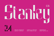 CS Stanley – Techno Font, a Sans Serif Font by Craft Supply Co. (Thumbnail 1 of 8)