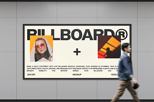 Billboard Mockup, an Advertising Mockup by graphicsauce