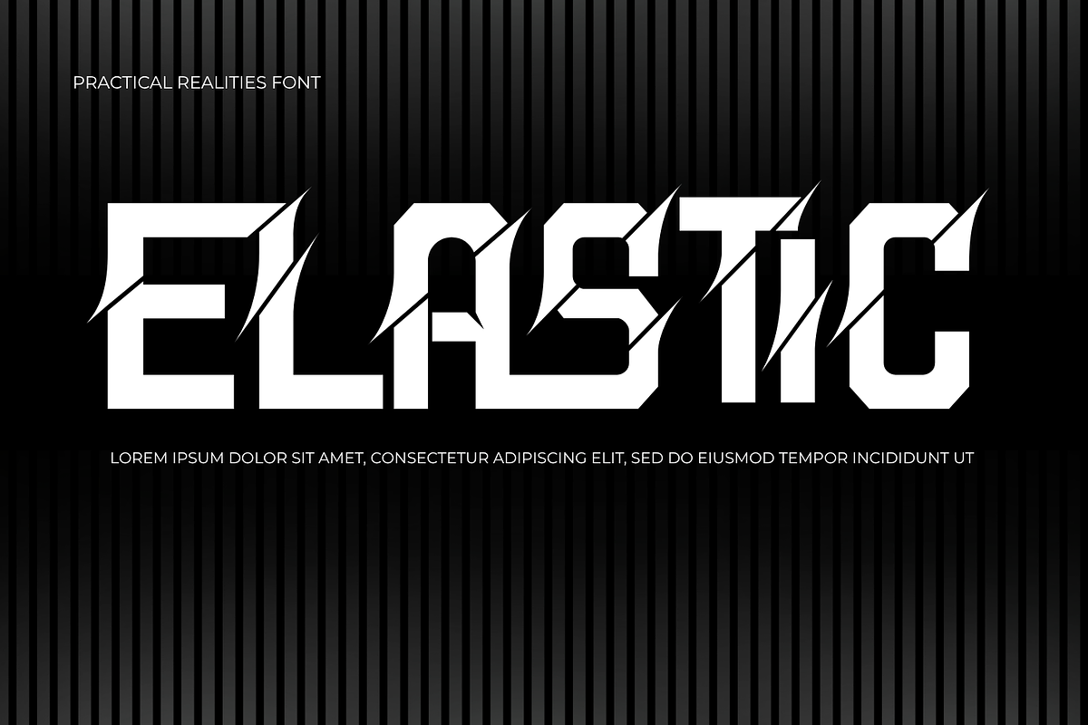PRACTICAL REALITIES - CYBERPUNK FONT, a Sans Serif Font by 177Studio (Photo 6 of 8)