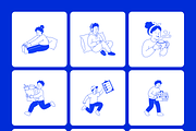 100 People Hand-Drawn Illustrations, a Person Illustration by Vectors Market (Thumbnail 11 of 13)