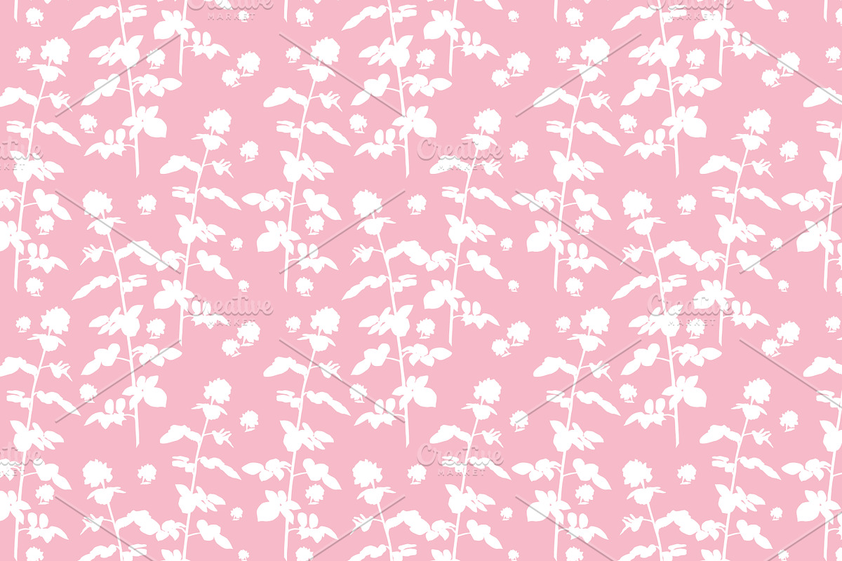 18 Floral Seamless Patterns Set preview 6