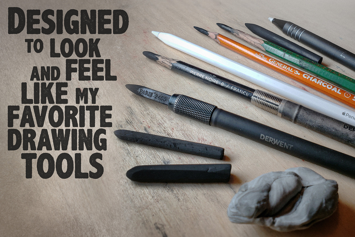 The Charcoal Master Pack, a Brush Add-On by Lane Draws (Photo 3 of 8)