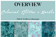 Glamorous Glitter x Marble Textures, a Texture Graphic by U + Me Studio (Thumbnail 4 of 7)