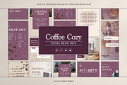 Coffee Cozy | Social Media Pack, a Social Media Template by prajapixels (Thumbnail 6 of 6)