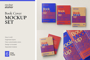 Book Cover Mockup Set
