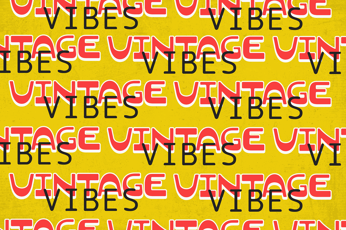 Noods Soup | Retro Vintage Typeface, a Sans Serif Font by Jolicia Type (Photo 14 of 14)