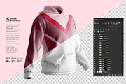 Hoodie Jumper Jacket Mockup, a Hoody Mockup by Nanggroe Scripting (Thumbnail 4 of 9)