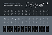 Graceful Smoke Letters Overlays, a Symbol Font by PhotoSpirit (Thumbnail 3 of 8)