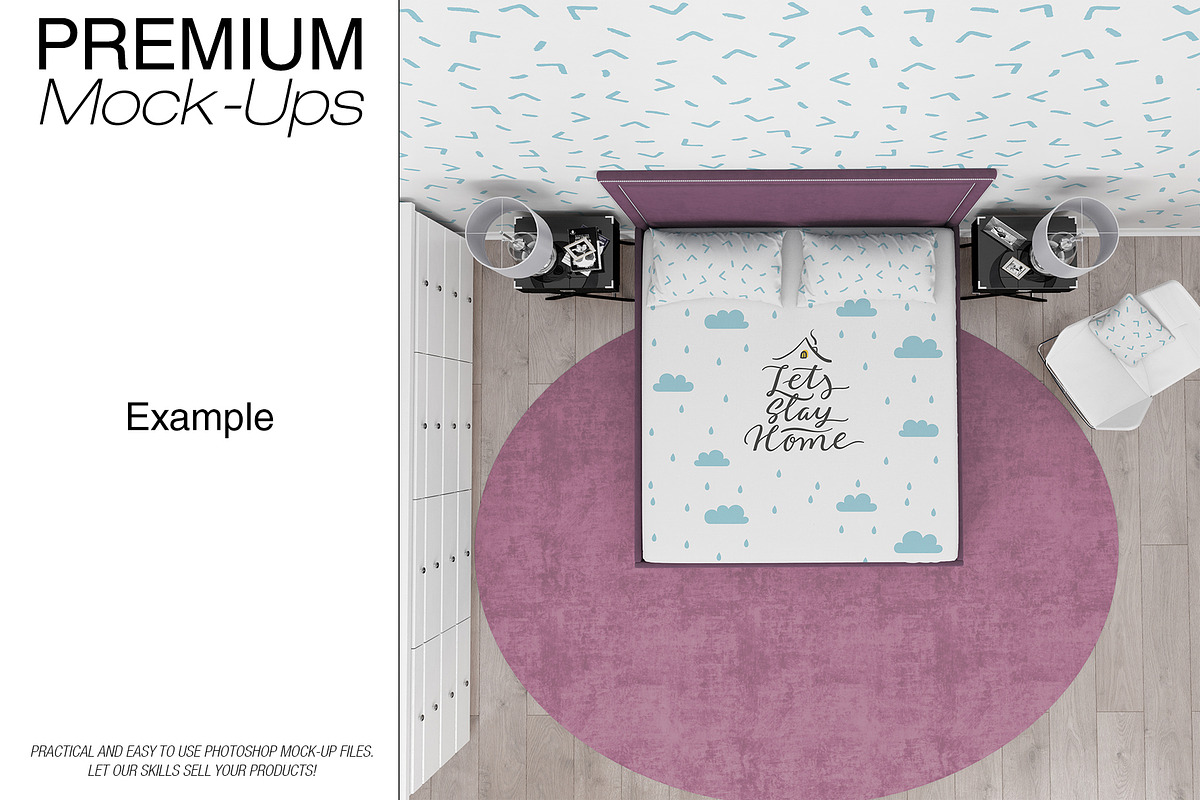 Bedding Mockups - Duvet Sheet Shams, a Product Mockup by mock-ups (Photo 12 of 22)