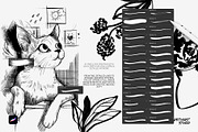 Ink October Procreate Brushes, a Brush Add-On by Spasibenko Art (Thumbnail 2 of 4)