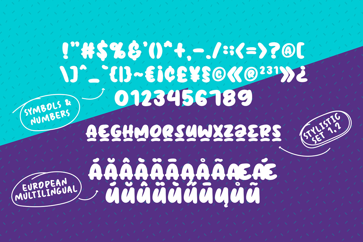 Break Snooze - Layered Fonts, a Font by Crump Hand (Photo 6 of 6)