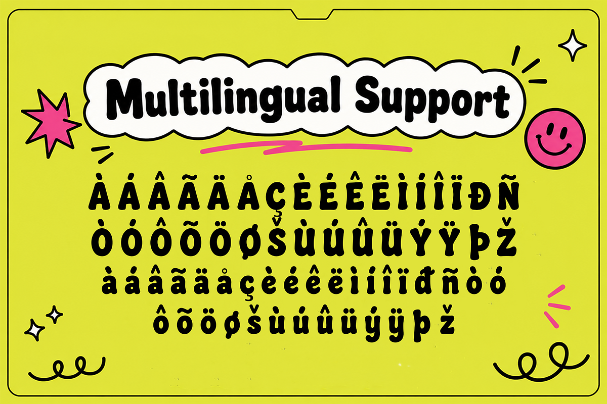 Viral Punch - Modern Display Font, a Sans Serif Font by overlaytemplates (Photo 5 of 5)