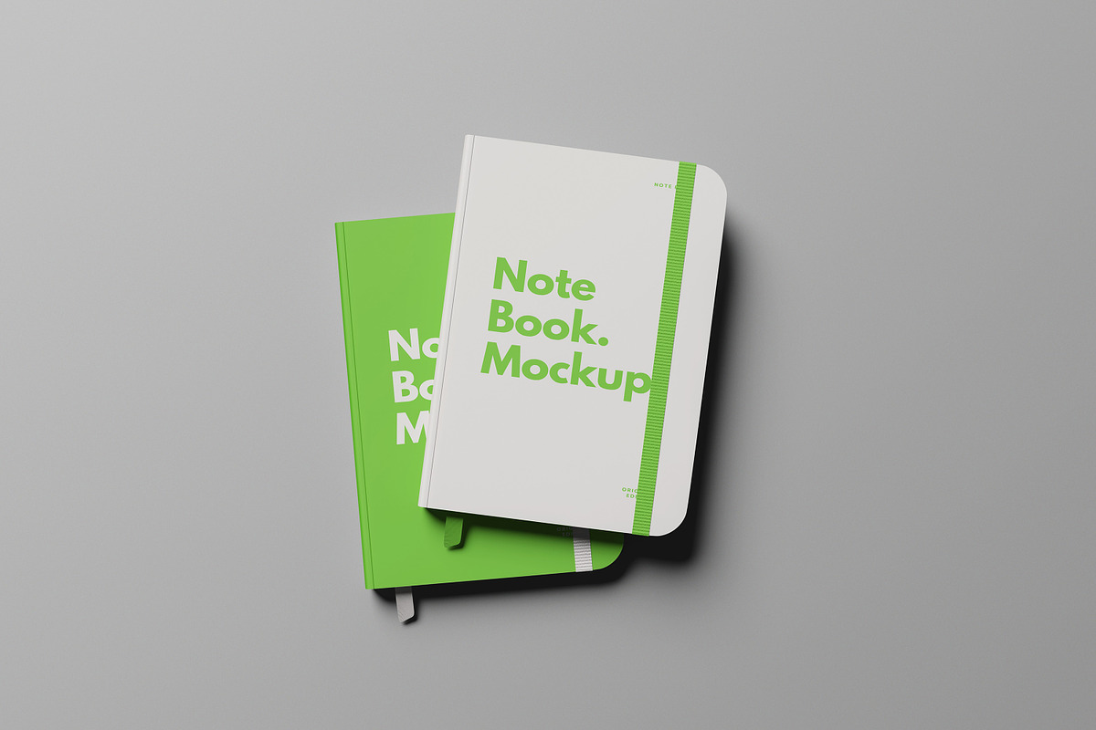 High Quality Notebook Mockup, a Books & Magazine Mockup by AKMAL STUDIO (Photo 2 of 5)