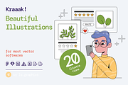 Kraaak! Illustration Kit, a Templates & Theme by ls-illustrations (Thumbnail 1 of 6)