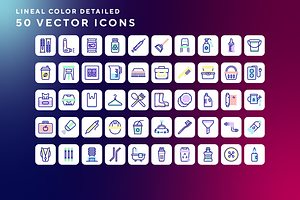 Plastic products icons, an Outline Icon by Wencory