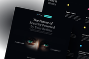 Retinax, a Landing Page Template by Kayode Sasona (Thumbnail 2 of 3)