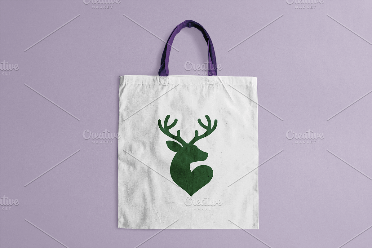 Minimalist Deer Heart Logo Design, a Branding & Logo Template by Vectorium Studio (Photo 2 of 2)